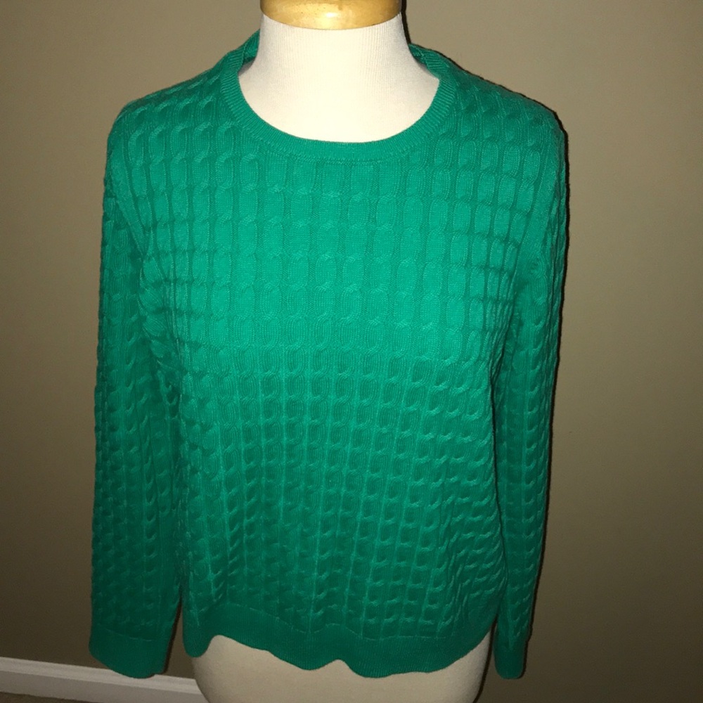 Brooks Brothers Kelly Green Sweater Sz XL
